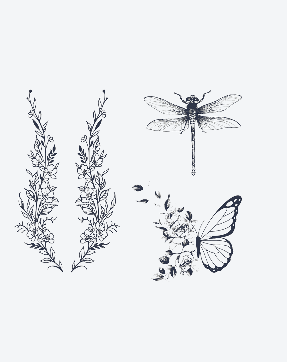 Floral Sprites(3 pieces)