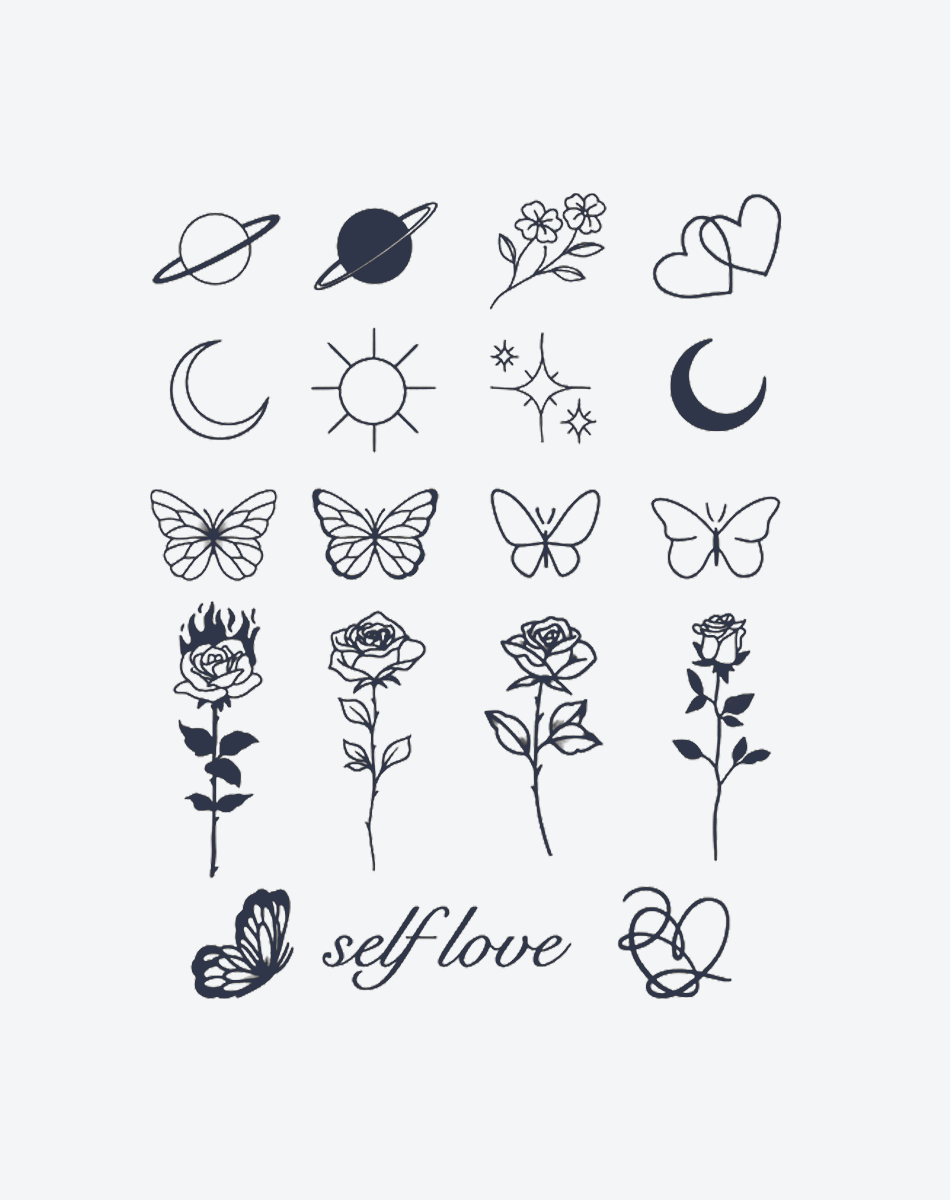 Simple Black and White Tattoos That Stand Out