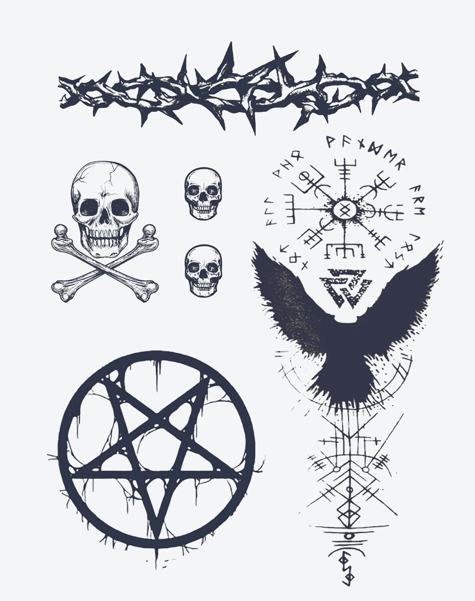 Occult & Mystical Dark Arts(4 pieces)