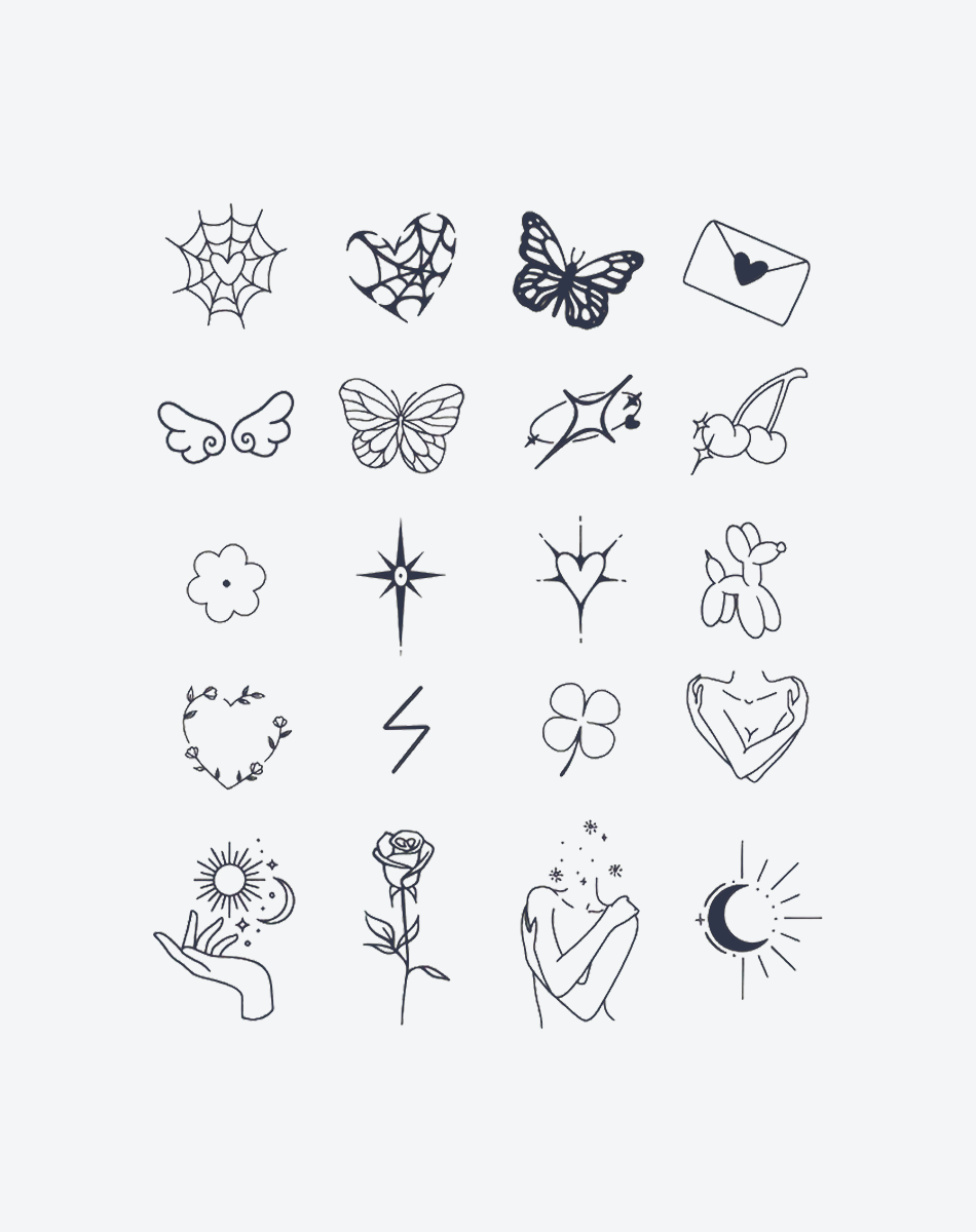 Small Tattoo Designs for Fingers That Shine