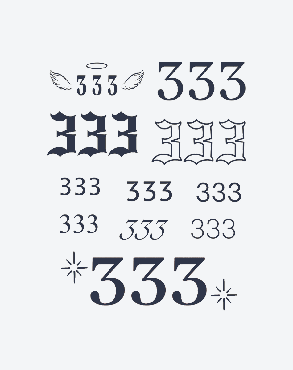 Tattoos of the Number 3: Meaning & Design