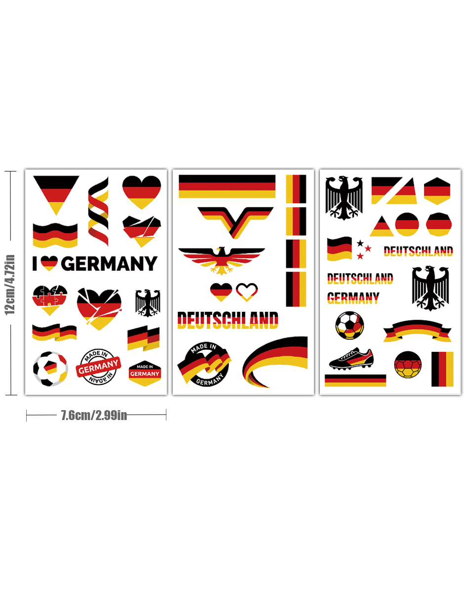 Germany Fanatic Tattoo Pack
