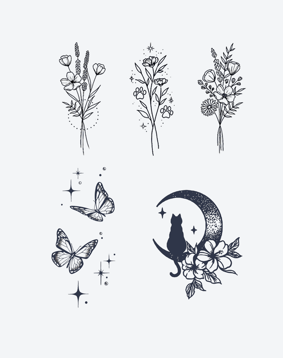 Starlight & Blossom Whispers(3 pieces)