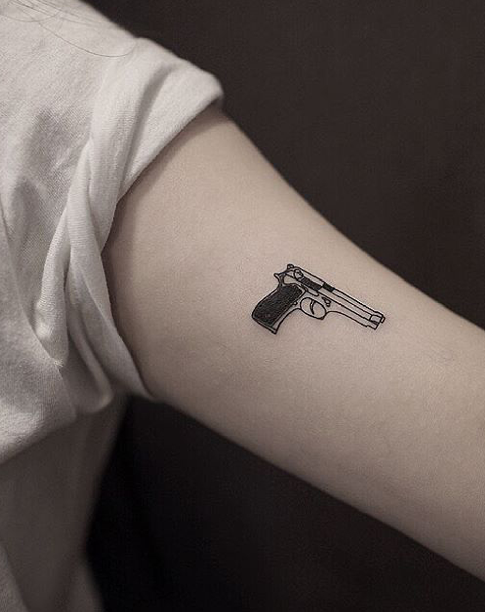 Pistolensilhouette