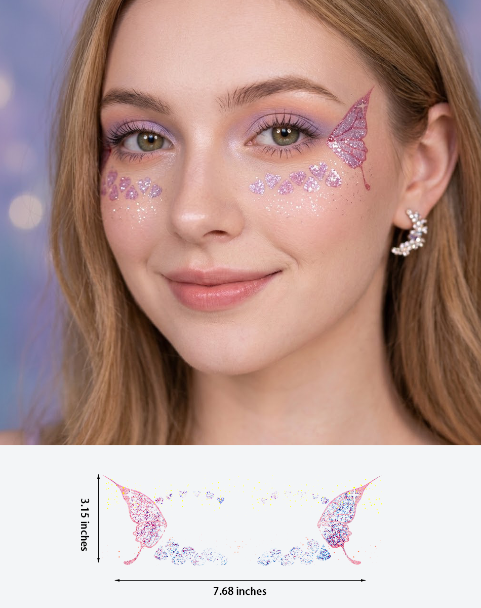 Glitter Heart Flutter