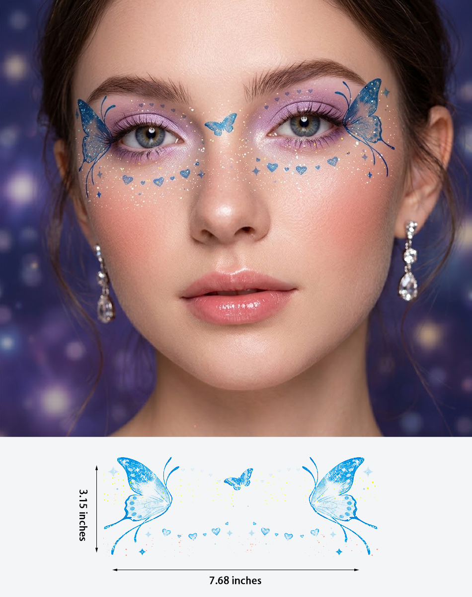 Blue Sparkle Butterfly