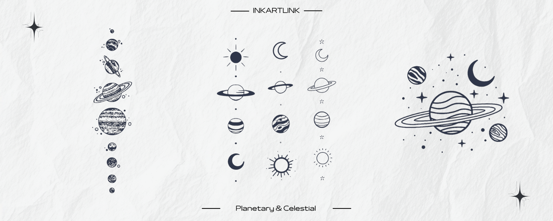 Cosmic Vibes: Planetary & Celestial Tattoos