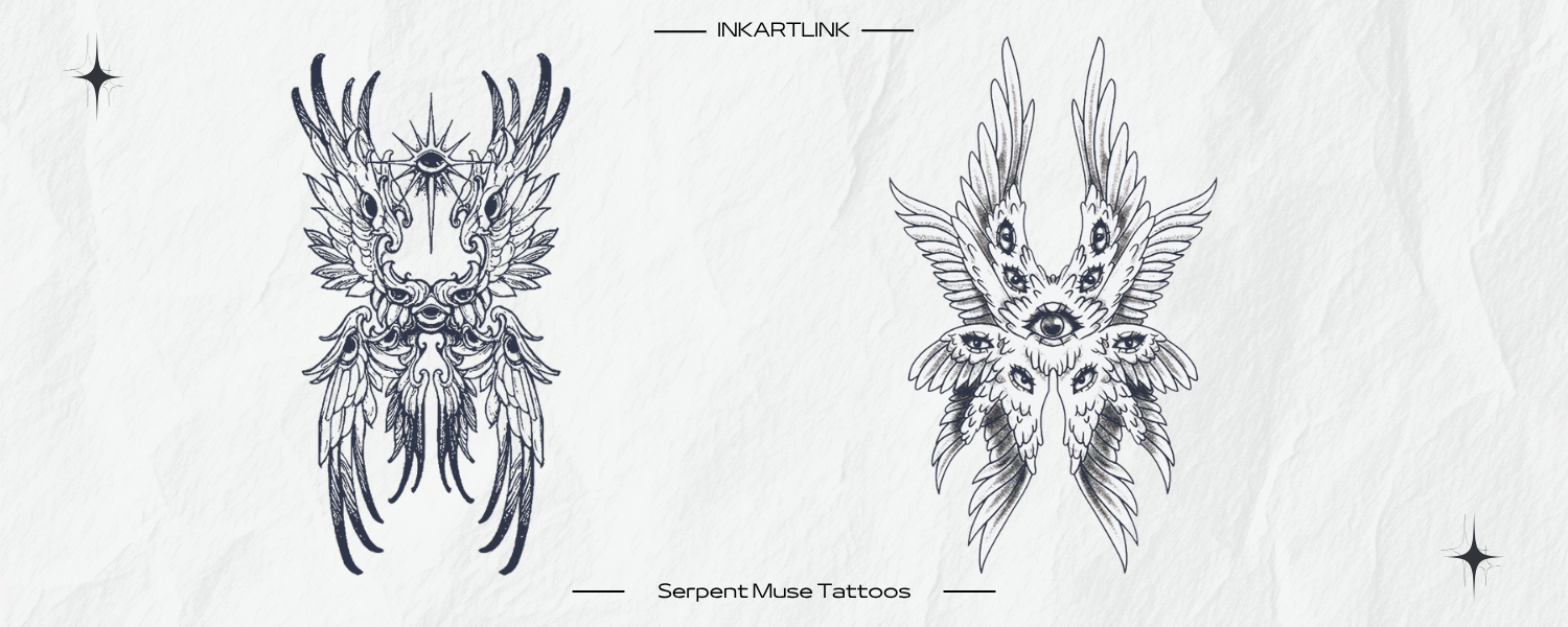 Mystic Winged Eyes: Ethereal Tattoo Designs