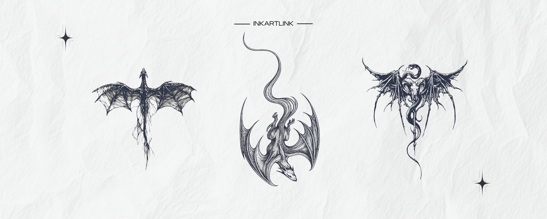 Epic Dragon Tattoo Designs: Ideas in Black & Grey