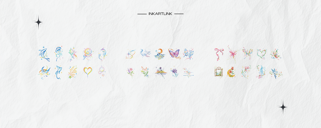 Artistic Tiny Tattoo Collection | Mix & Match Your Style