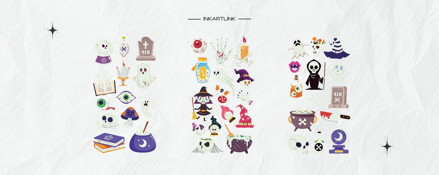 Glow-in-the-Dark Halloween Tattoos: Ghost, Witch & Spooky Magic Art