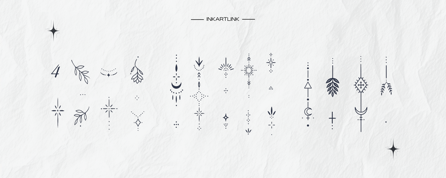 Minimalist Fineline Tattoo Ideas: Celestial & Botanical Designs