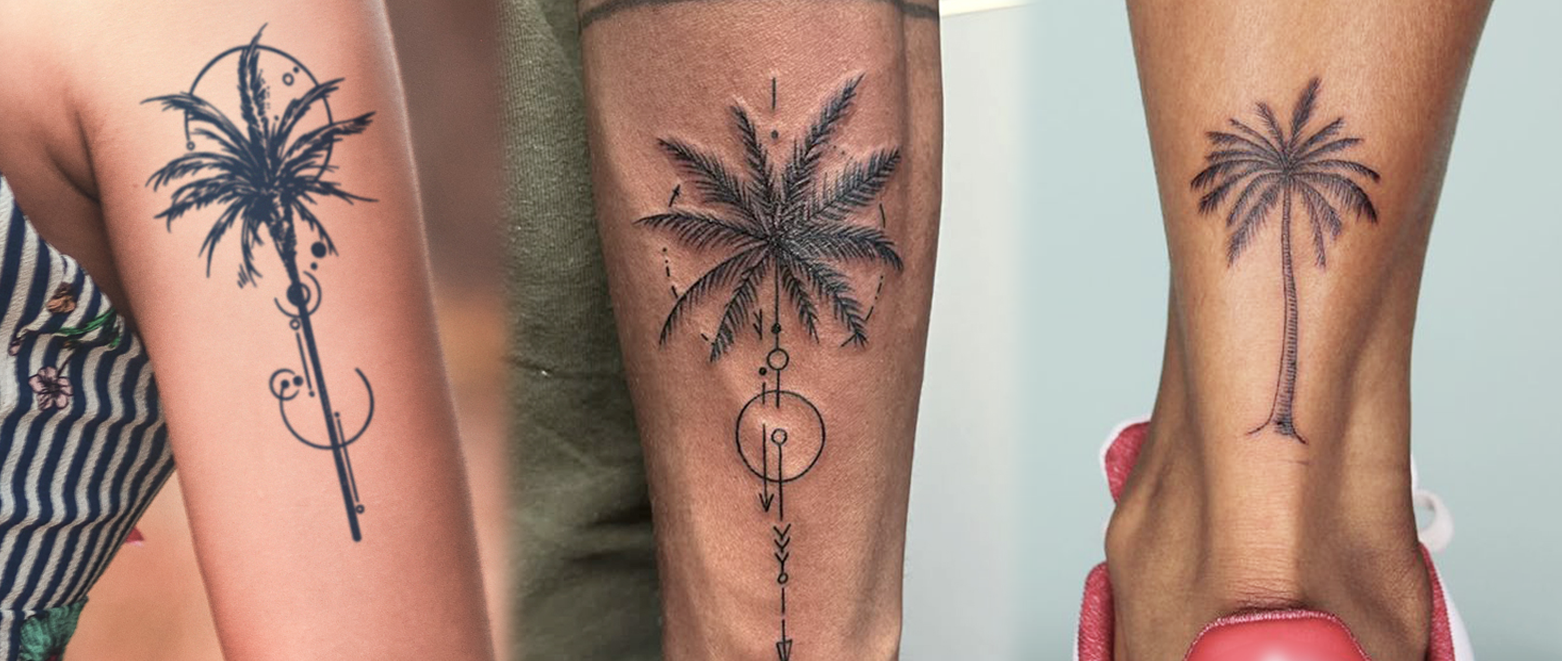 Palm Tree Temp Tattoos: Tropical Vibes & Resilient Style