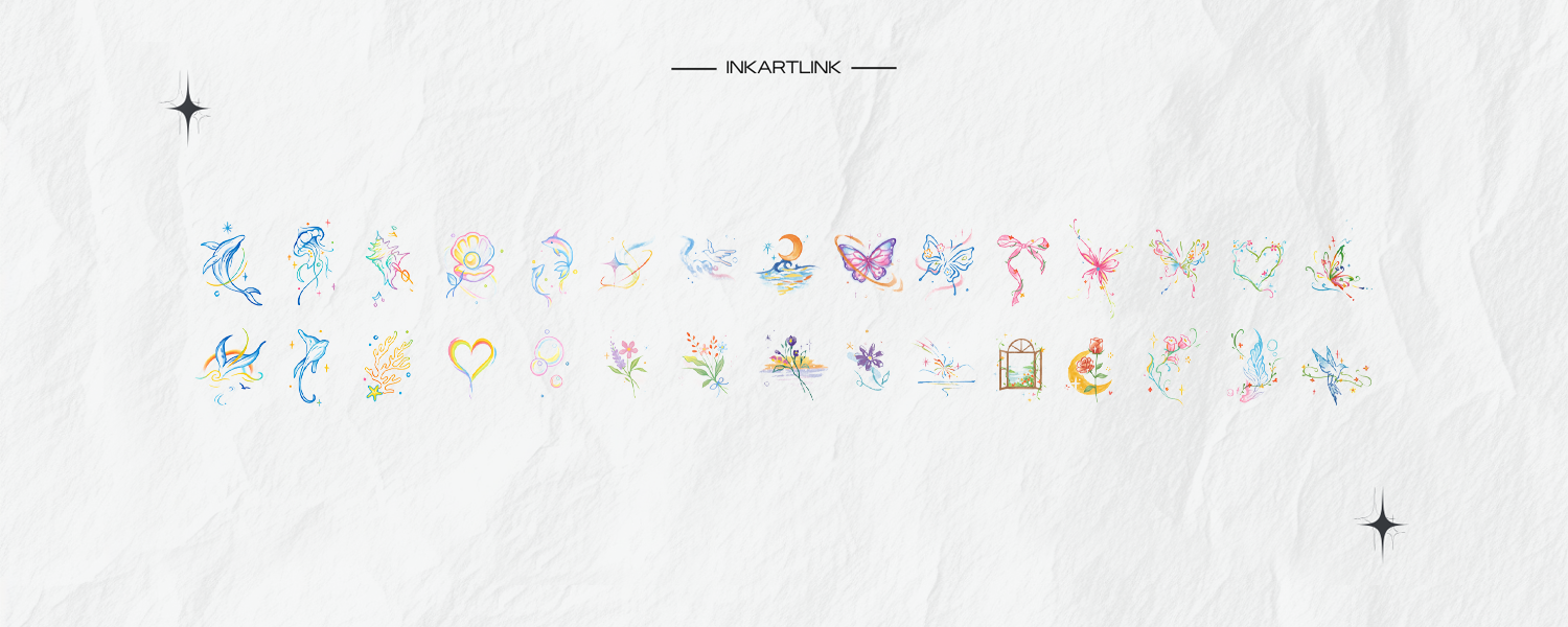 Colorful Temporary Tattoos: Turn Your Skin into a Watercolor Canvas