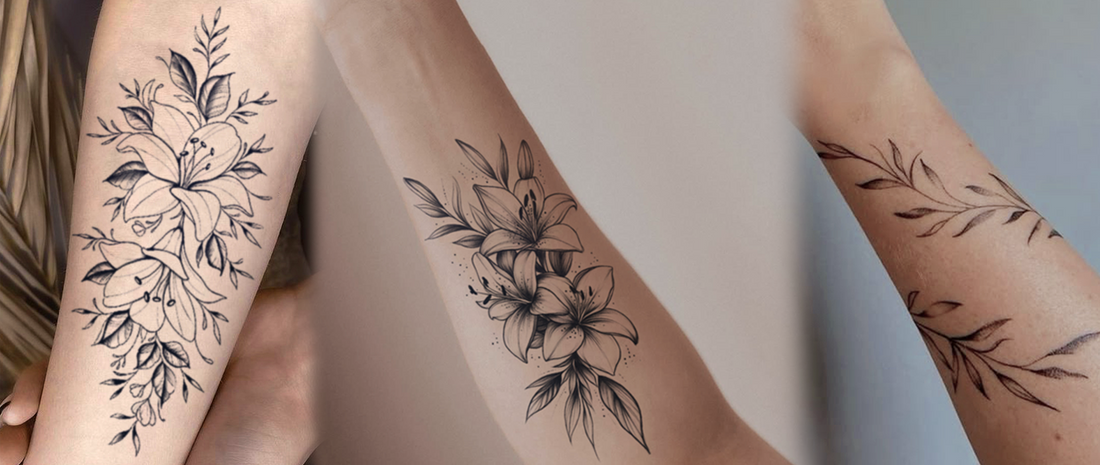 Elegant Floral & Botanical Arm Tattoos | Inspiration & Ideas