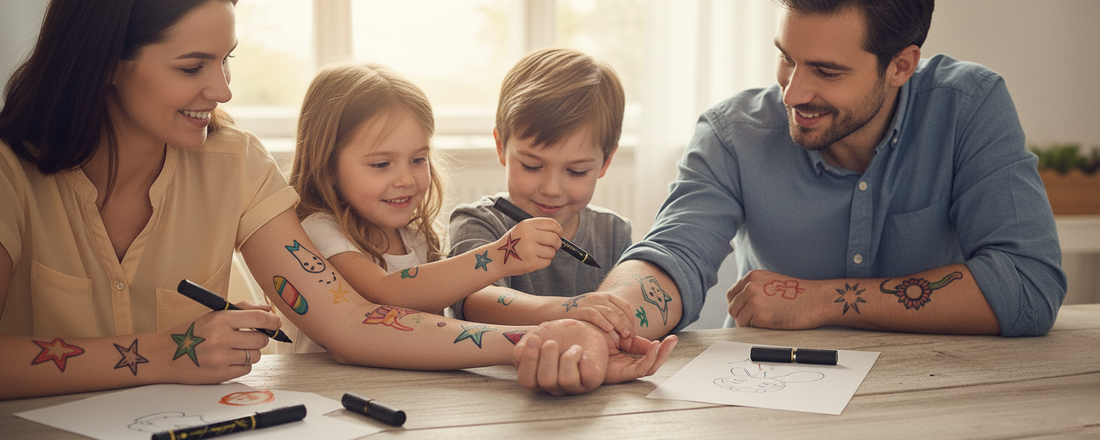 New Launch: DIY Tattoo Markers for Creative Family Fun — Now 50% Off