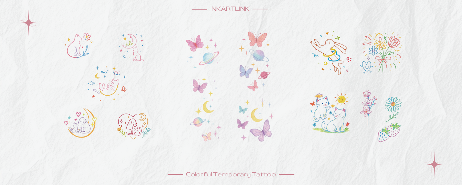 New Arrival: Whimsical Color Tattoos You’ll Love