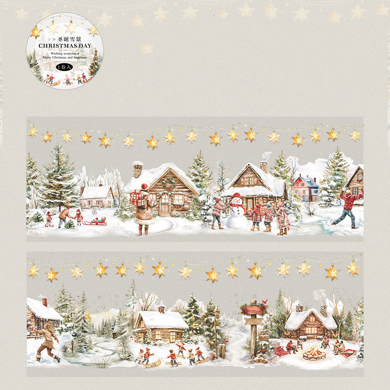 Enchanted Christmas Greeting Sticker