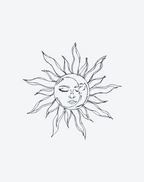 Sonne und Mond umarmen