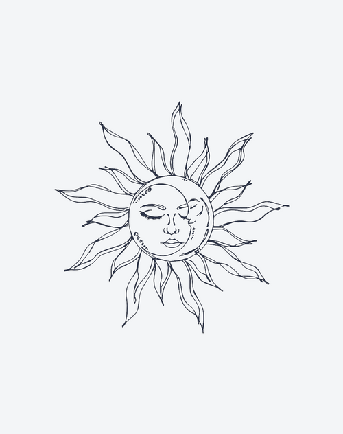 Sun and Moon Embrace