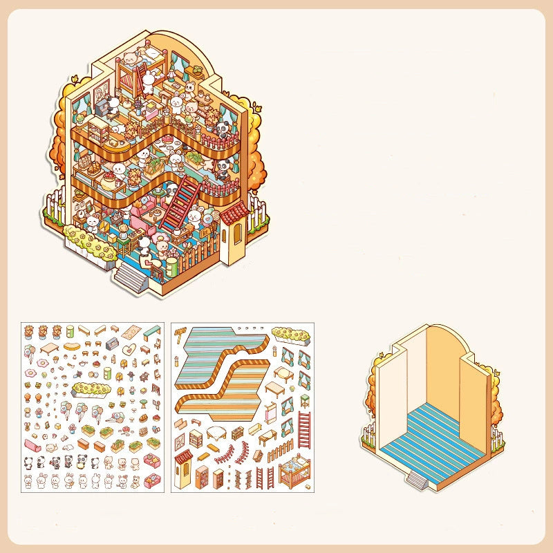 Cute Worlds Adventure Sticker Series