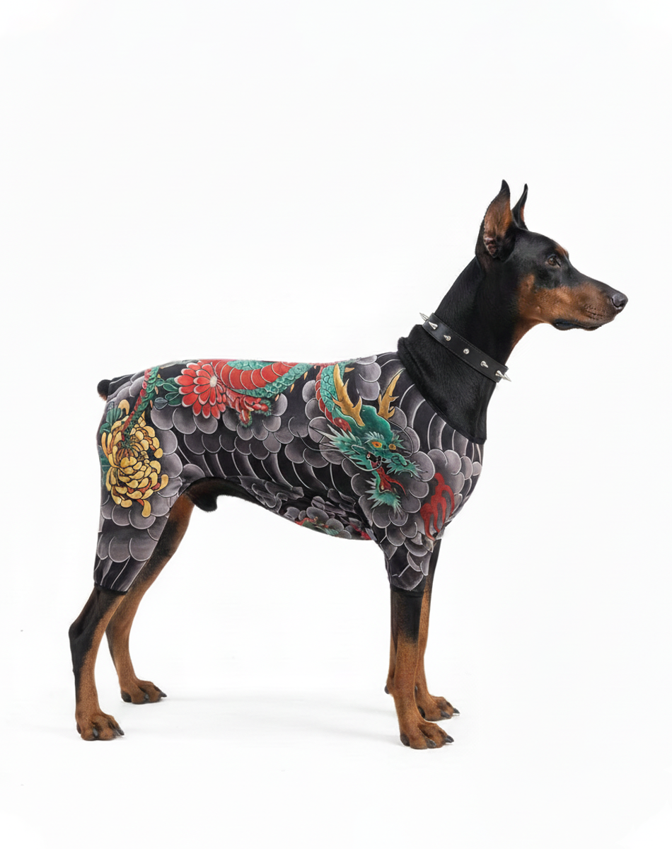 Dog Tattoo Bodysuit