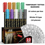 Temporary Tattoo Markers for Skin