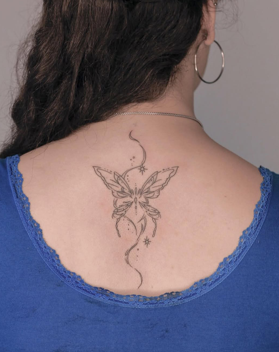 Mystic Butterfly Tattoo