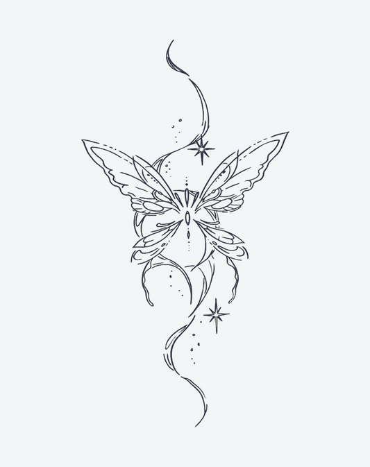 Mystic Butterfly Tattoo