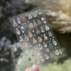 Christmas Dreamy Snow Globe Nail Decals