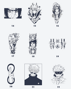 Shadow Ninja Mystery Box Temporary Tattoos – Bold & Stealthy