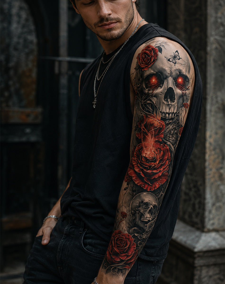 Rose & Ember Skull