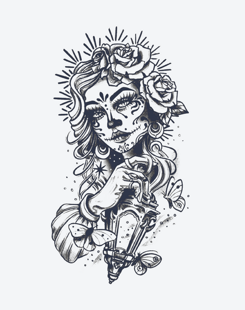 A beautiful female clown