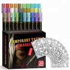 TEMPORARY TATTOO MARKER SET（30-Pack）