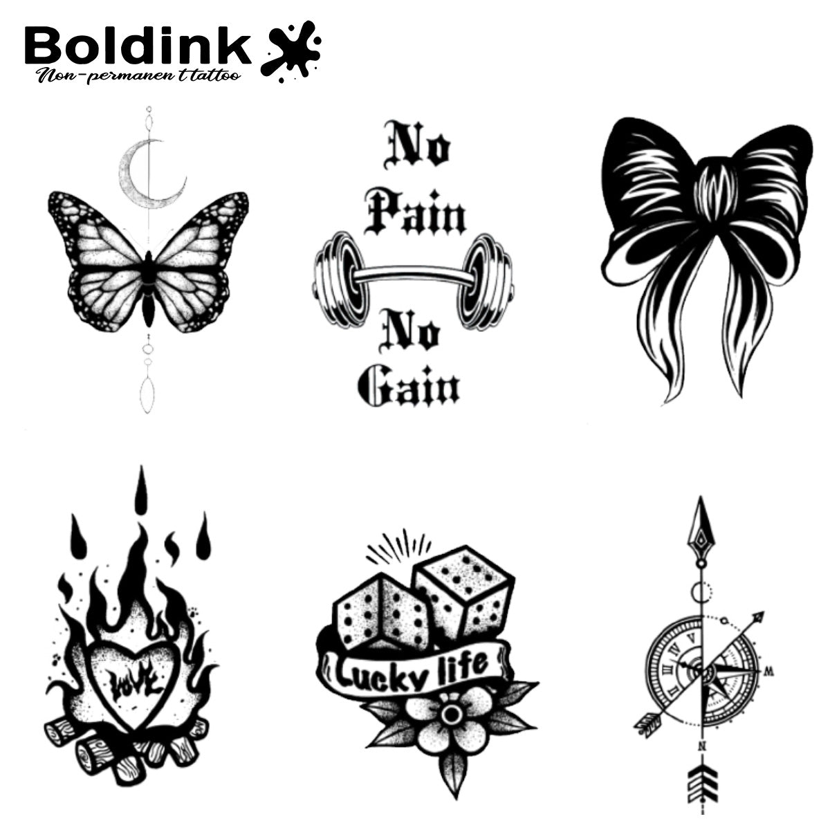 Simple Black and White Tattoos That Shine