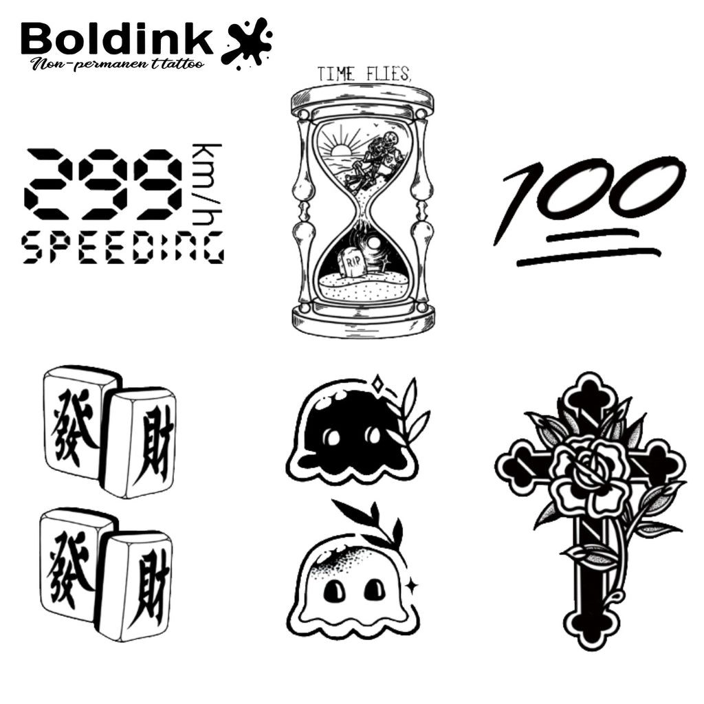 6 Sheets small tattoo Combination 1