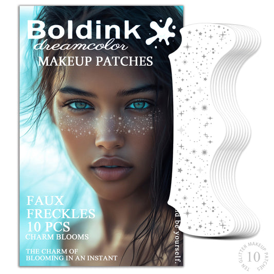 10pcs Silver Freckles Makeup Patch