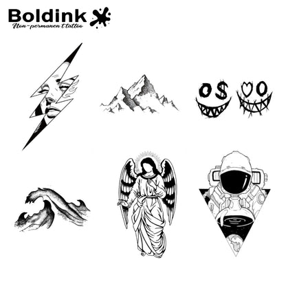 6 Sheets small tattoo Combination 8