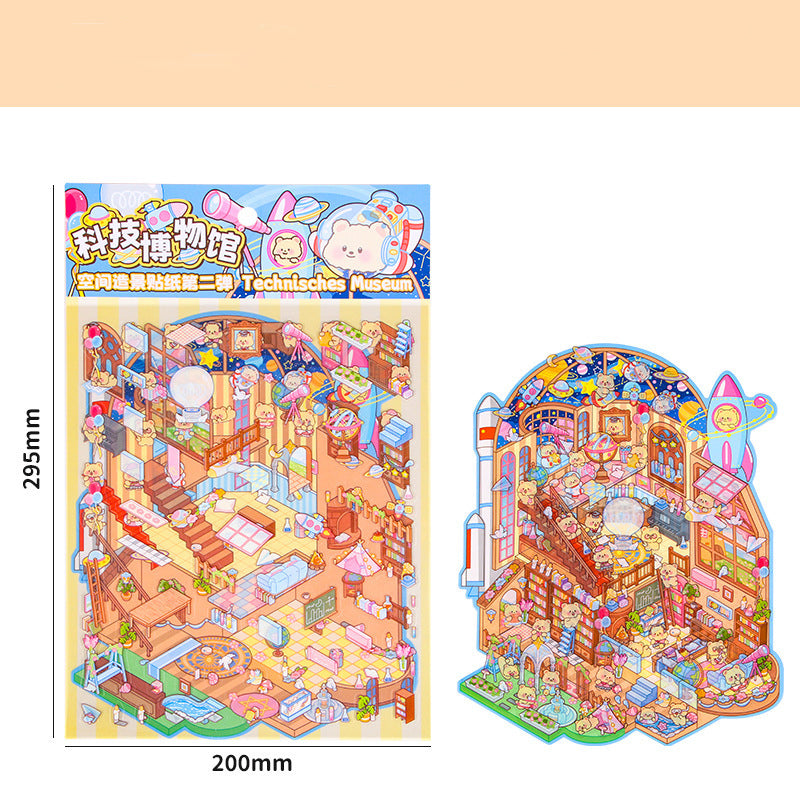 Cute Worlds Adventure Sticker Series