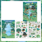 Oriental Vista Diorama Stickers