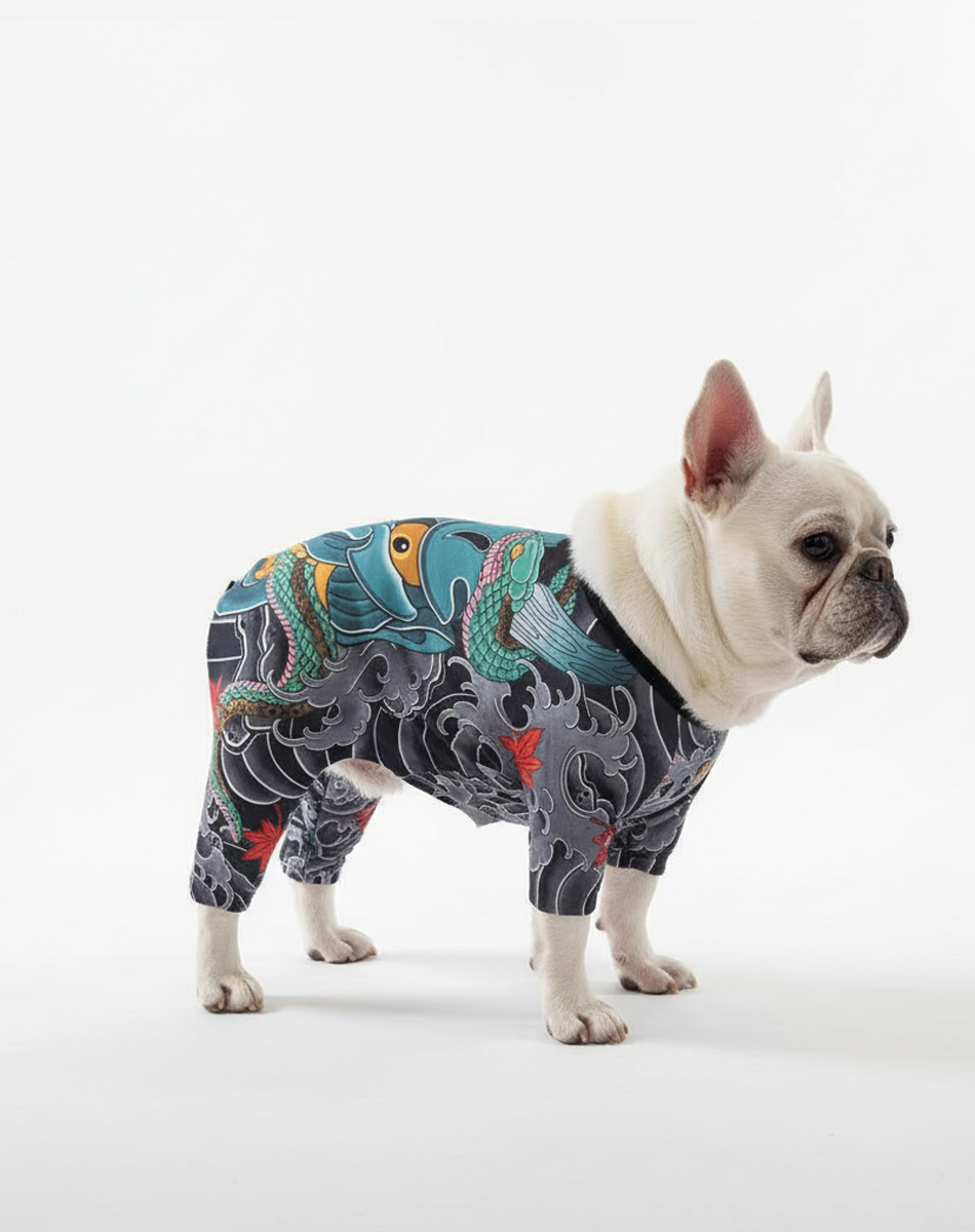 Chunky Fit Dog Tattoo Bodysuit