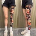 Tattoo Stockings | Sheer Fake Leg Tattoo