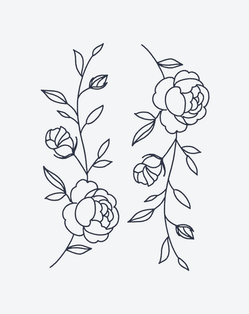 Blätter und Blüten