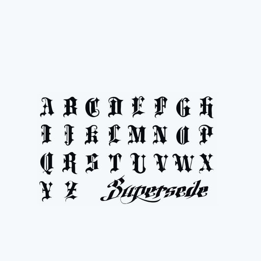 Gothic Alphabet