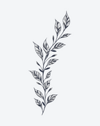 Whispering Flora Tattoo Temporary Style