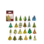 Rustic Holiday Charm Sticker Box