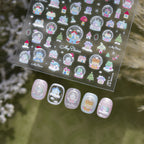 Christmas Dreamy Snow Globe Nail Decals