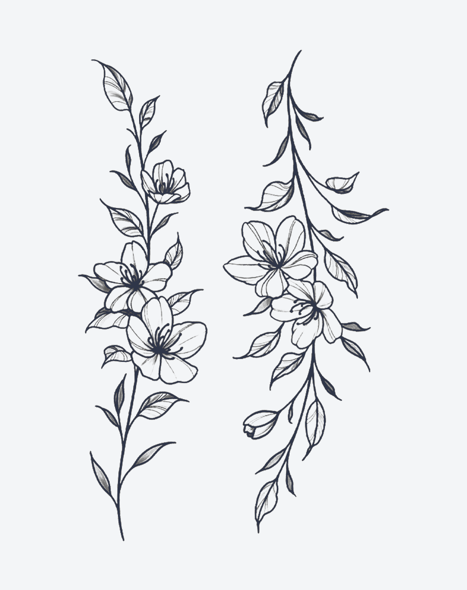 A few little cherry blossoms