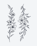 A few little cherry blossoms