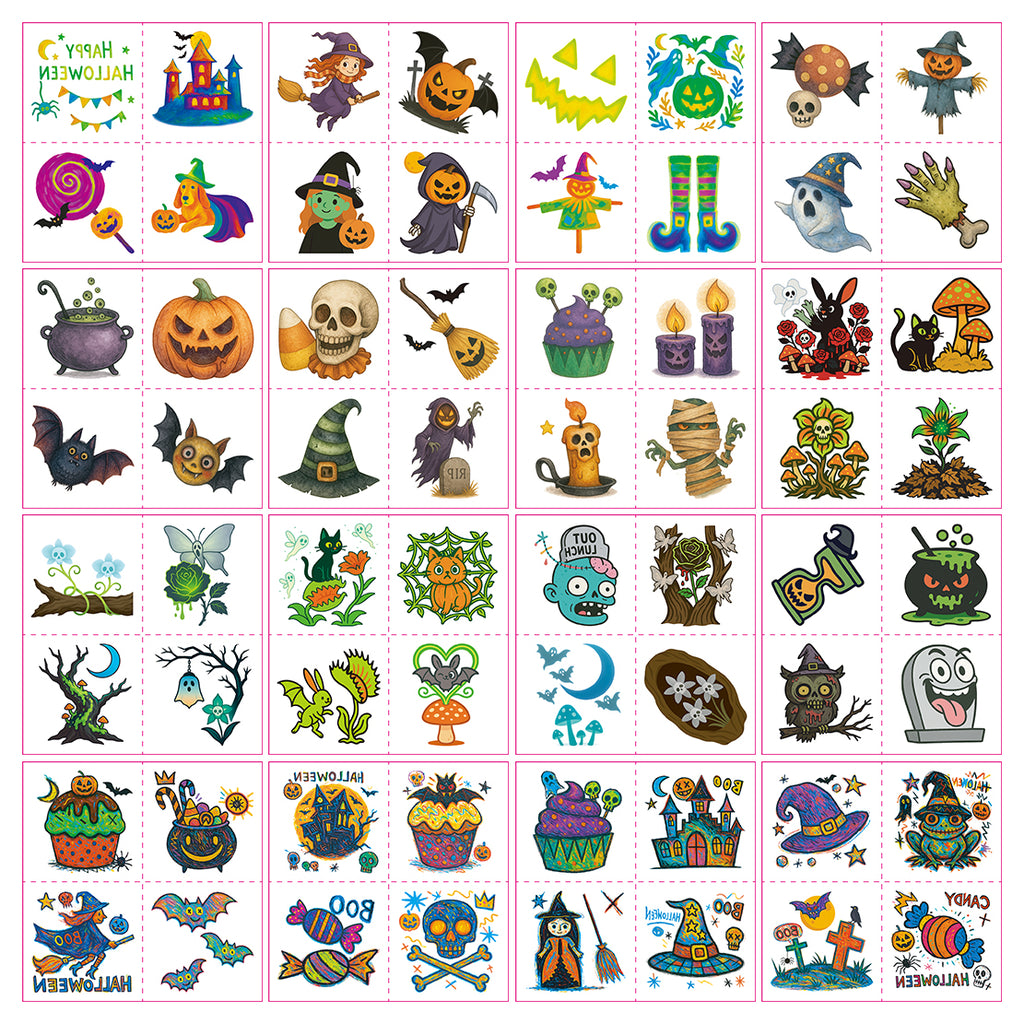 Kids Halloween Tattoos | Non-Toxic Party Tattoos
